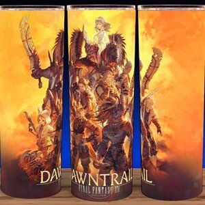 Final Fantasy 14 Dawntrail MMO Gaming Cup Mug Tumbler 20oz